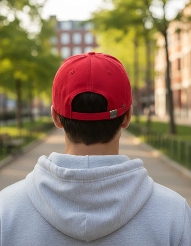 BONÉ VERMELHO LOGO VERMELHO E BRANCO LEVI'S ORIGINAL 380210057