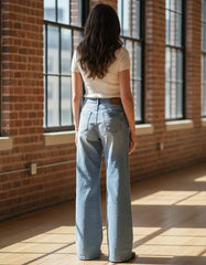 Calça Feminina Gatabakana Wide Leg com Lenço Original 8500139771