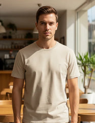 CAMISETA MASCULINA BASICA CAQUI 116 ARAMIS ORIGINAL CS.12.0537670