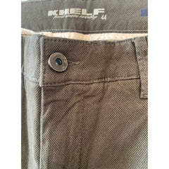 CALÇA MASCULINA CHINO PIQUET VERDE MUSGO KHELF ORIGINAL 2083019