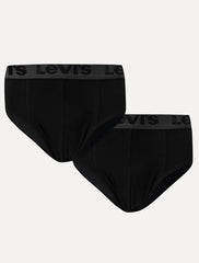 CUECA SLIP COTTON PTA KIT 2  - LEVIS ORIGINAL 16210.001.998