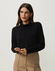 BLUSA FEMININA MALHA GOLA AMPLA SHOULDER ORIGINAL 241316003