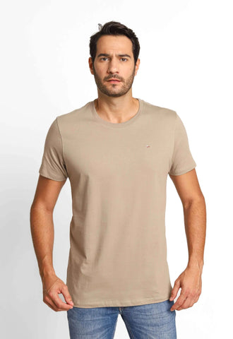 CAMISETA MASCULINA CAQUI NATURAL ARAMIS ORIGINAL  CS.12.0537588