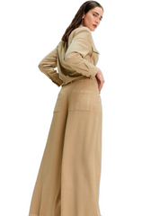 CALÇA FEMININA PANTALONA COM PREGAS LIOCEL SHOULDER ORIGINAL 012513729001