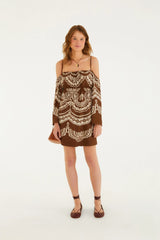 VESTIDO FEMININO  CURTO NICOLE FARM ORIGINAL 361788