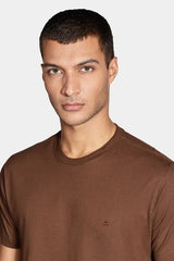 CAMISETA MASCULINA BASICA MARROM CHOCOLATE ARAMIS ORIGINAL CS.12.0537655
