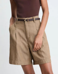BERMUDA FEMININA ALFAIATADA COM PREGAS SHOULDER ORIGINAL 012523969001