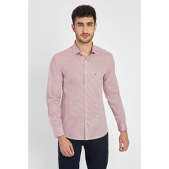 CAMISA MASCULINA REGULAR TRICOLINE MICRO XADREZ VINHO ARAMIS ORIGINAL  ML.02.0205017