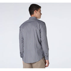 CAMISA MASCULINA MENSWEAR SLIM XADREZ CINZA ARAMIS ORIGINAL ML.22.0845005