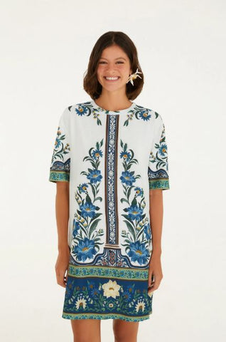 VESTIDO FEMININO TSHIRT BASICO MANOELA FARM ORIGINAL 346503