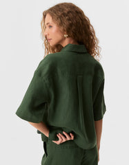CAMISA FEMININA MANGA CURTA LINHO SHOULDER ORIGINAL 012610381001