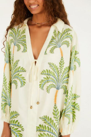 VESTIDO FEMININO CAMISA NATUREZA FLORAL FARM ORIGINAL 353032