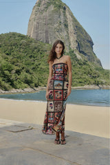 VESTIDO FEMININO TULE SELOS DO BRASIL FARM ORIGINAL 361759