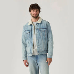 JAQUETA MASCULINA SHERPA TRUCKER JEANS LEVI´S® ORIGINAL 163650272