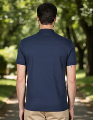 POLO MASCULINA INTERLOCK PIMA NAVY ARAMIS ORIGINAL PO.10.0250023