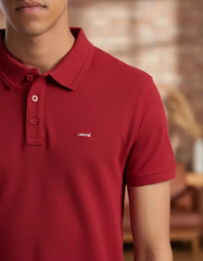 POLO MASCULINA VERMELHA ESCURA LEVI'S ORIGINAL LB0030009