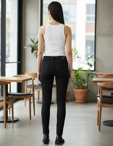 CALÇA FEMININA 311 SHAPING SKINNY PRETA LEVI´S® ORIGINAL 196260513