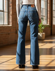 CALÇA FEMININA RIBCAGE BELLS ESCURA LEVI´S® ORIGINAL A75030002