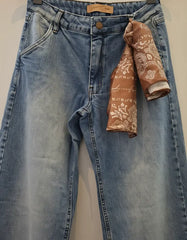 Calça Feminina Gatabakana Wide Leg com Lenço Original 8500139771