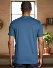 CAMISETA MASCULINA BASICA AZUL PETROLEO  ARAMIS ORIGINAL CS.12.0537649
