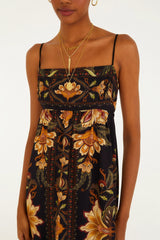 VESTIDO FEMININO CROPPED JARDIM MAJESTOSO FARM ORIGINAL  360692