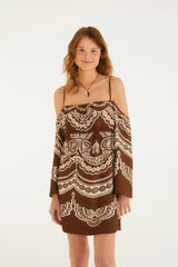 VESTIDO FEMININO  CURTO NICOLE FARM ORIGINAL 361788