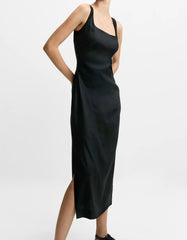 VESTIDO FEMININO MIDI PREGAS SHOULDER ORIGINAL 012511039002