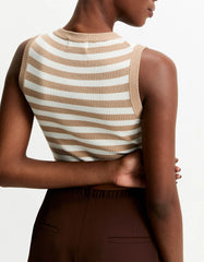 REGATA FEMININA TRICOT LISTRADA SHOULDER ORIGINAL 012514339024