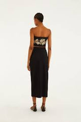 SAIA FEMININA MIDI RETA JARDIM DE CORDEL FARM ORIGINAL 361741