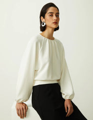 BLUSA FEMININA MALHA FRANZIDO DECOTE SHOULDER ORIGINAL 241314003