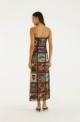 VESTIDO FEMININO TULE LENCOS CARIOCAS FARM ORIGINAL 361591
