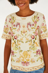 TSHIRT FEMININA FLOR DE ROMA FARM ORIGINAL 361055