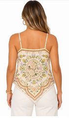 REGATA FEMININA LENCO CIRANDA FLORAL FARM ORIGINAL 375705