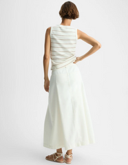 SAIA FEMININA MIDI COM PREGAS SHOULDER ORIGINAL 012520969004