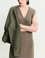 VESTIDO FEMININO DECOTE V TEXTURA ORIGINAL 012513220001
