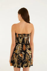 BLUSA FEMININA  LASTEX REINO MISTICO FARM ORIGINAL 368759