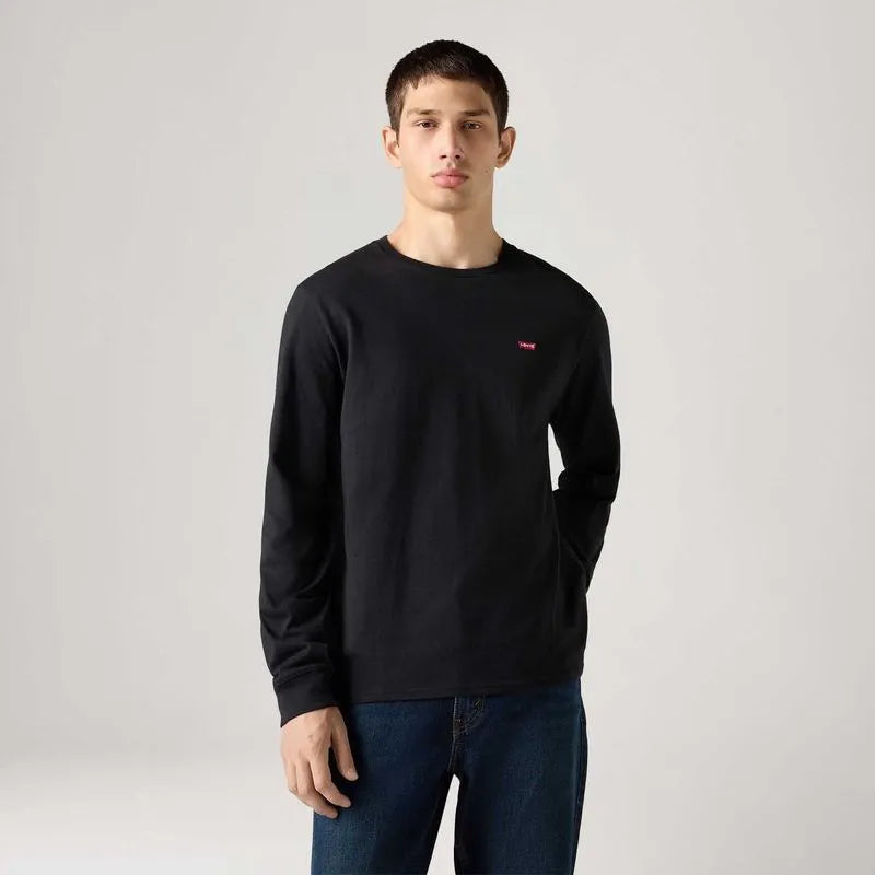 CAMISETA MASCULINA MANGA LONGA PRETA LEVI´S® ORIGINAL LB0020197