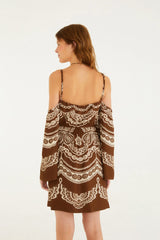 VESTIDO FEMININO  CURTO NICOLE FARM ORIGINAL 361788