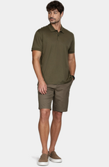 BERMUDA MASCULINA CHANEL CLASSICA SARJA VERDE MILITAR ARAMIS ORIGINAL BE.13.0195061