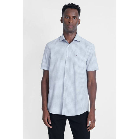 CAMISA MASCULINA REG TRIC MICRO XDZ AZUL CLARO ARAMIS ORIGINAL MC.06.0178003