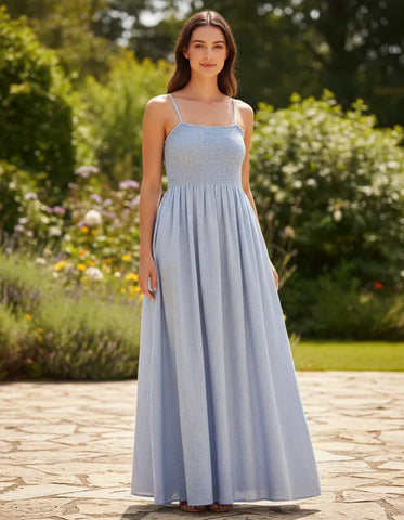 VESTIDO GATABAKANA LONGO SOLTO LINHO ORIGINAL