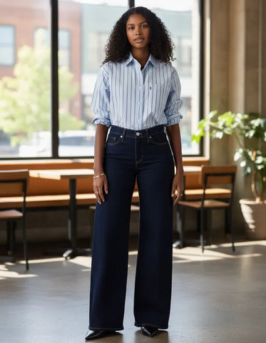 CALÇA FEMININA 318® WIDELEG LEVI´S® ORIGINAL 001PZ0009