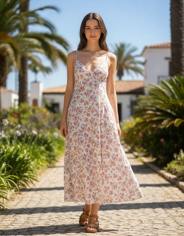 VESTIDO FARM BUQUE ROMANTICO ORIGINAL 352259