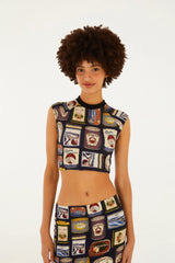 BLUSA FEMININA CROPPED IGUARIAS DO LITORAL FARM ORIGINAL 367028