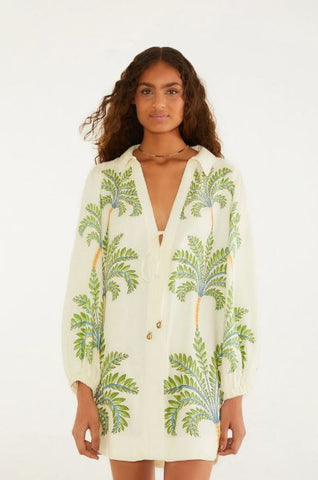 VESTIDO FEMININO CAMISA NATUREZA FLORAL FARM ORIGINAL 353032