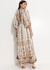 VESTIDO FEMININO LONGO TAPETE DE COR FARM ORIGINAL 343936