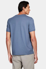 CAMISETA MASCULINA PIMA AZUL ALUMINIO ARAMIS ORIGINAL  CS.13.0015620