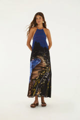 VESTIDO FEMININO LONGO NOITE CARIOCA FARM ORIGINAL 366726