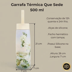 GARRAFA QUE SEDE 500ML WELLNESS CHA FARM ORIGINAL 78334773