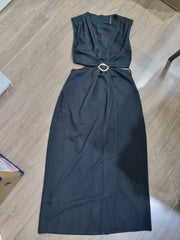 VESTIDO FEMININO SOLTO MATILDE PRETO GATABAKANA ORIGINAL 8500839896